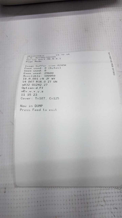 Zebra LP2844 Label Barcode Printer / read #