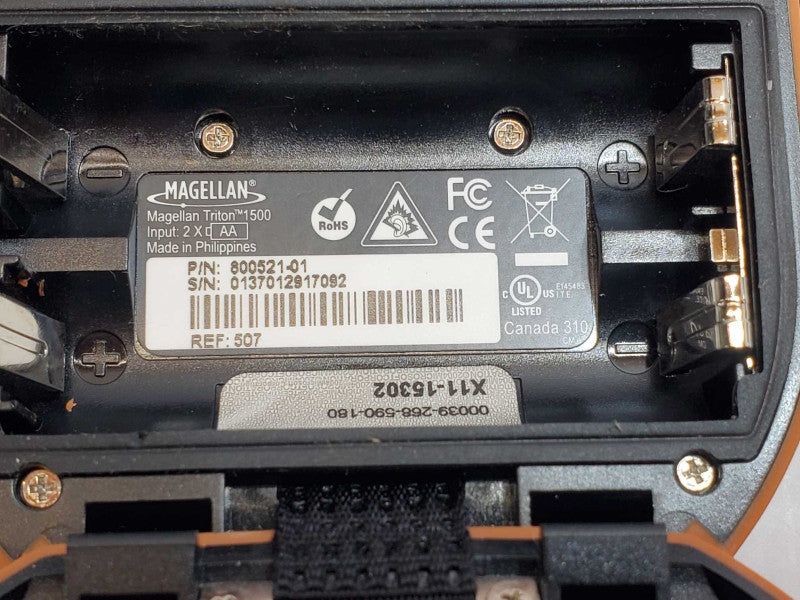 Magellan Triton 1500 800521-01 handheld GPS, Tested to power on, AS-IS _