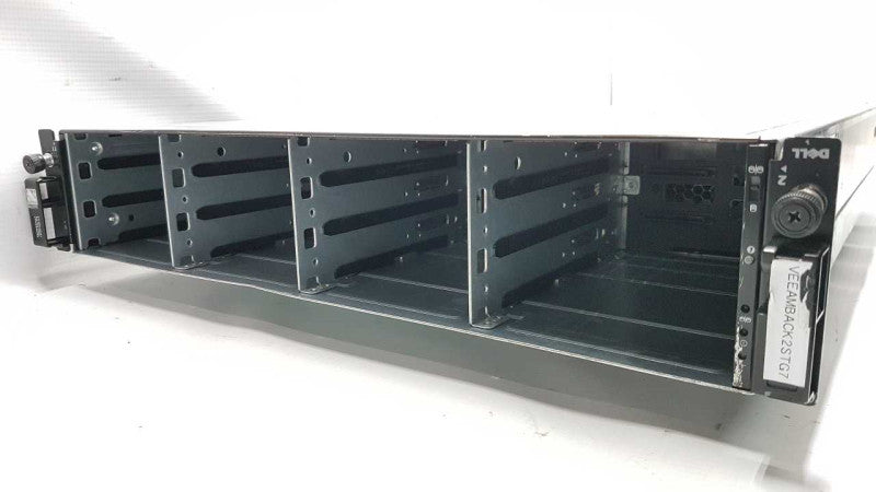 Dell E03J 12x 3.5\\" slot sas array / 2x controllers 6gbps md12 / 2x PSU #