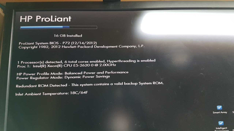 HP Proliant ML350p Gen8 Xeon E5-2620 @ 2.00ghz / 16gb ram / P420i Ctrl #