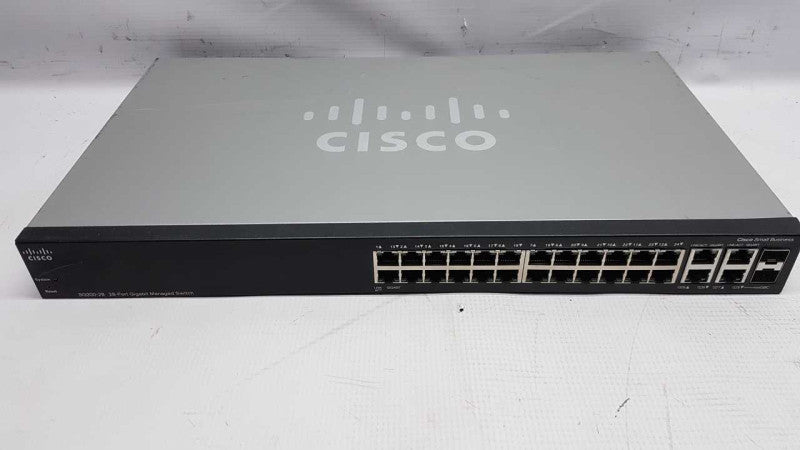 Cisco SG300-28 28x port gigabit Managed switch / factory reset #