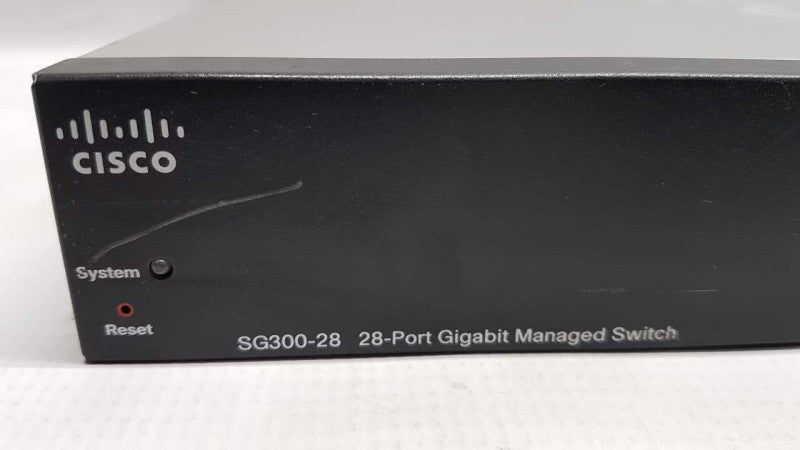 Cisco SG300-28 28x port gigabit Managed switch / factory reset #