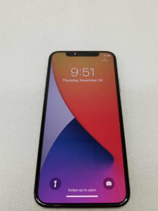 Apple iPhone X 64GB White UNLOCKED, READ* ~
