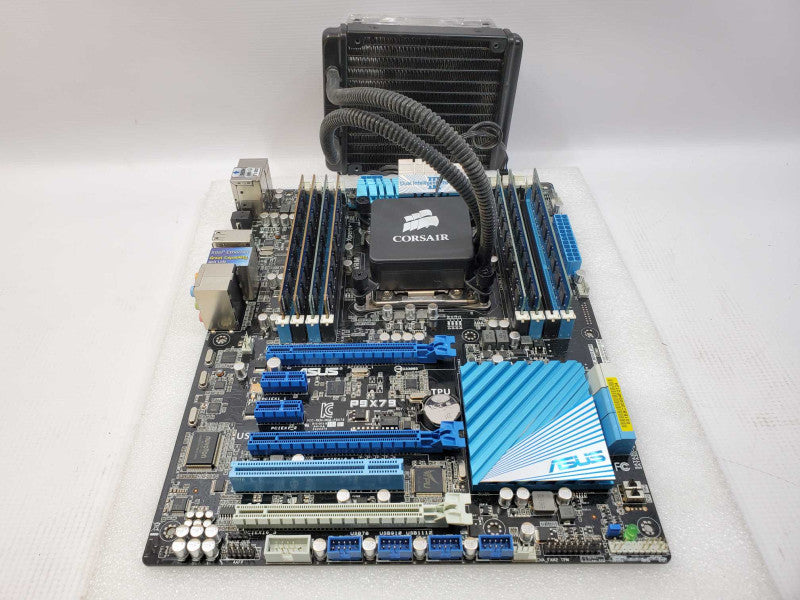 MOBO KIT Asus P9X79 Core i7-3820@3.6 GHz 58GB DDR3 LGA 2011 WaterCooler (