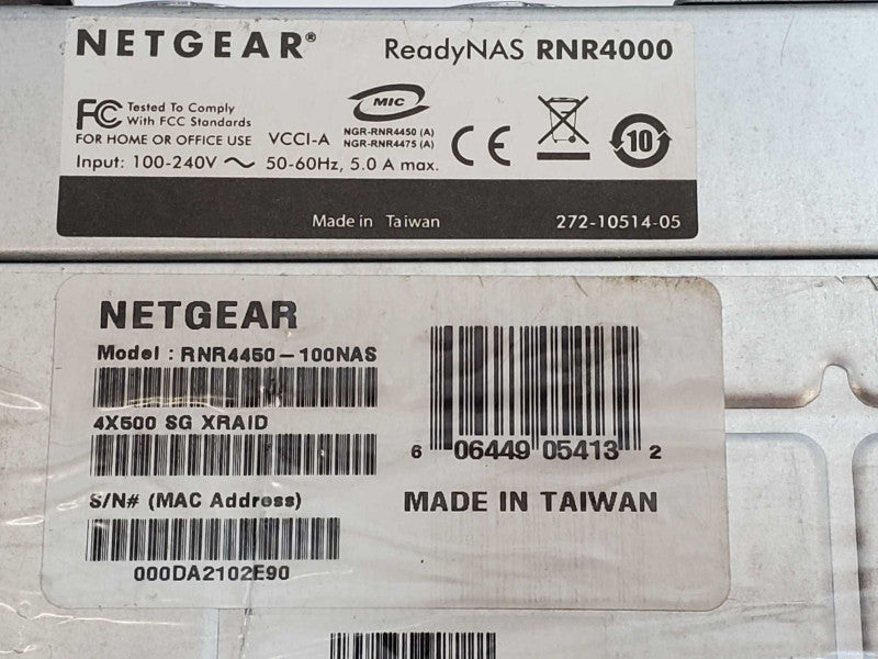Netgear ReadyNAS RNR4450-100NAS 4 bay Network Storage _
