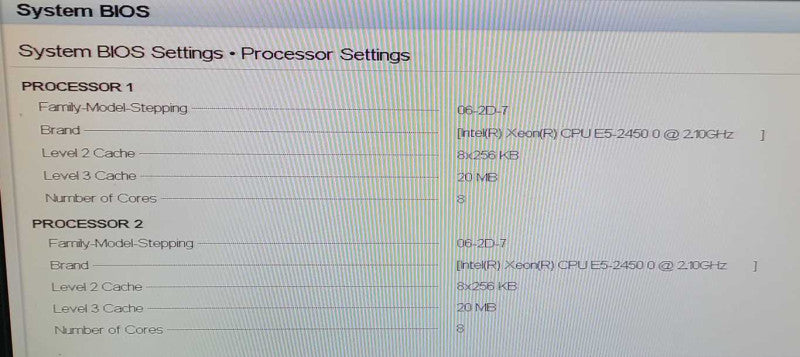 Dell PowerEdge R520 2x Xeon E5-2450 2.1GHz 196GB RAM NO RAID 2x PSU  $