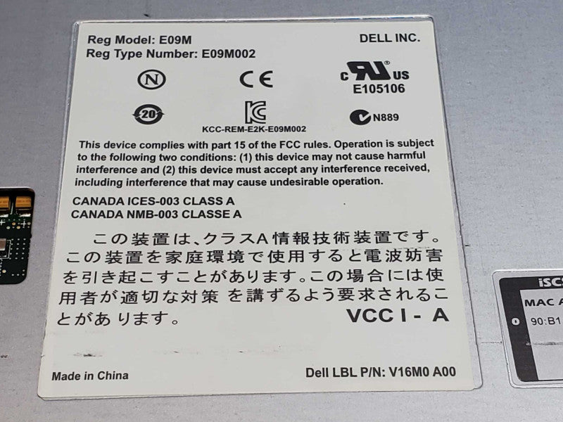 Dell EqualLogic Type 14 Controller Module PS6110 073W54 _