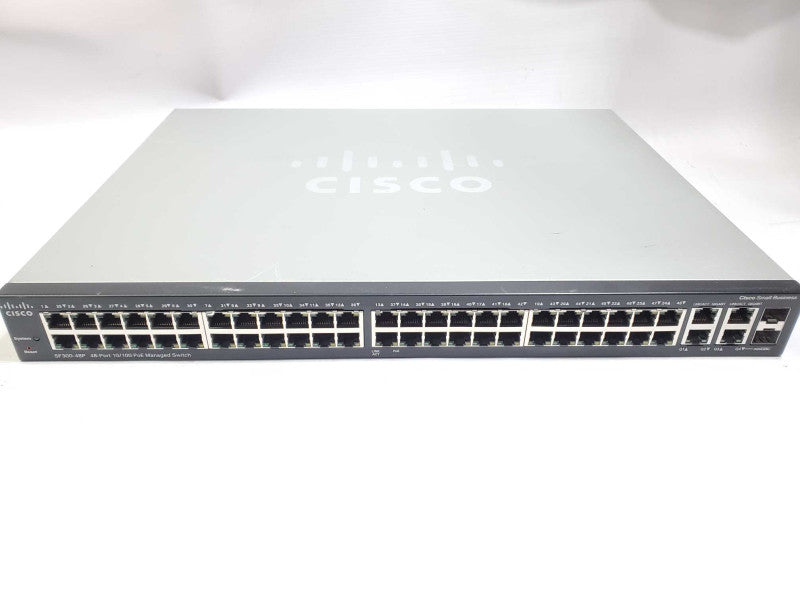 CISCO SF300-48P 10/100 PoE MANAGED SWITCH QTY