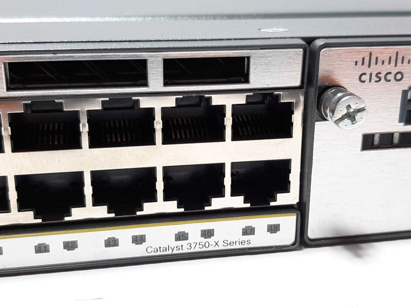 Cisco Catalyst 3750-X 48-Port Gigabit Ethernet Switch WS-C3750X-48T-S +
