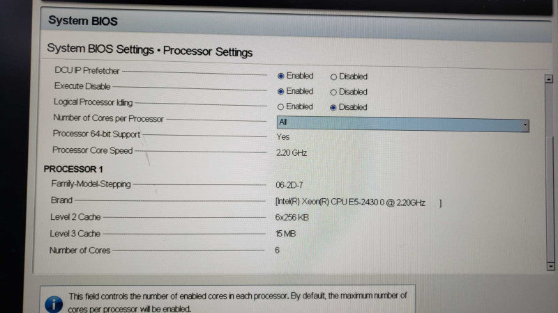 Dell PowerEdge R320 E5-2430@2.2GHz 8GB ECC DDR3 H310 Mini No HDD [