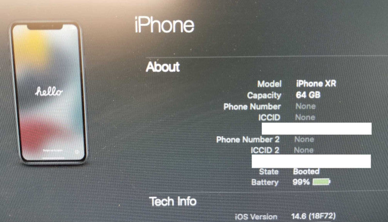 Apple iPhone XR 64GB - Black, ACTIVATION LOCKED, FOR PARTS AS-IS ~