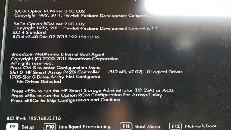 HP Proliant ML350p Gen8 Xeon E5-2620 @ 2.00ghz / 32gb ram / P420i Raid Ctrl #