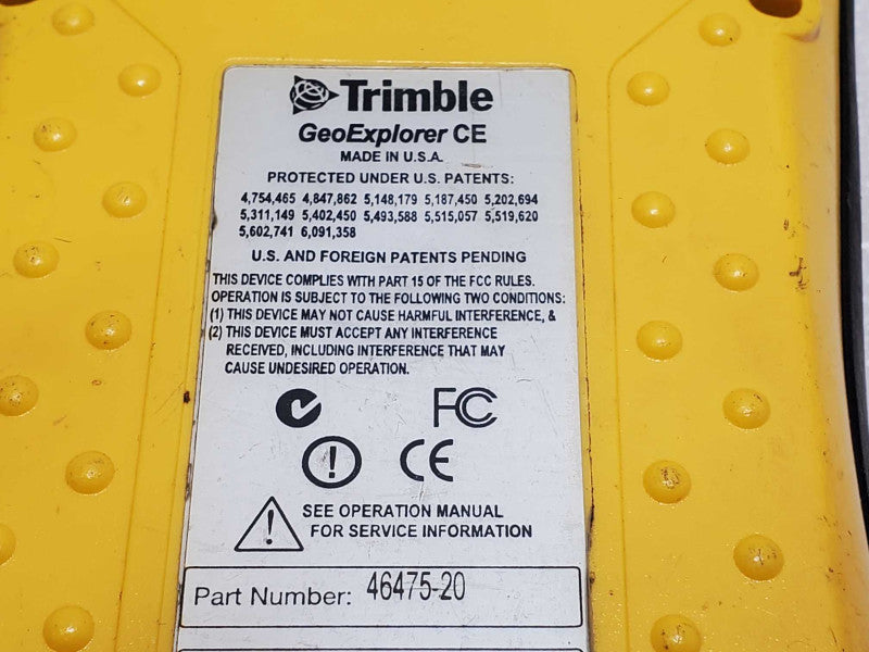 Trimble GeoXT GeoExplorer CE 46475-20, Untested, AS-IS _