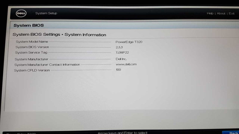 Dell Poweredge T320 Xeon E5-1410 v2 @ 2.80ghz / 8gb ram / Perc S110 Ctrl #