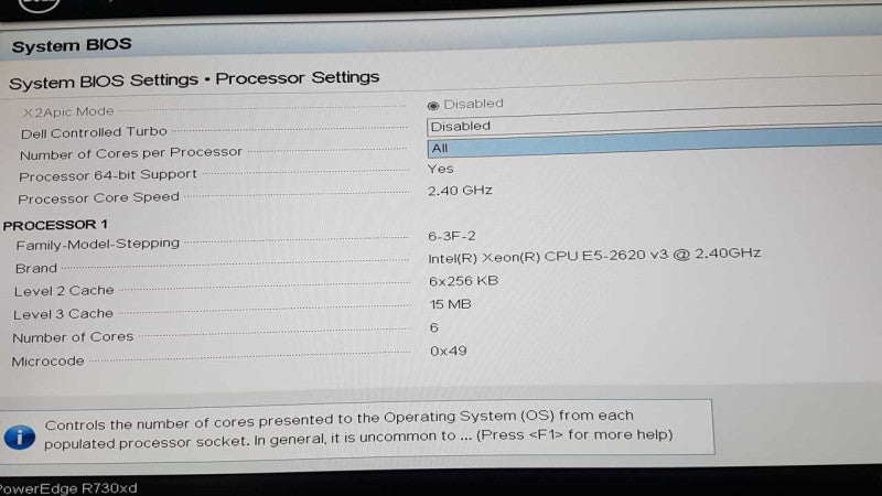 Dell Poweredge R730xd Xeon E5-2620 V3 @ 2.40ghz / 16gb ram / H730 raid ctrl #