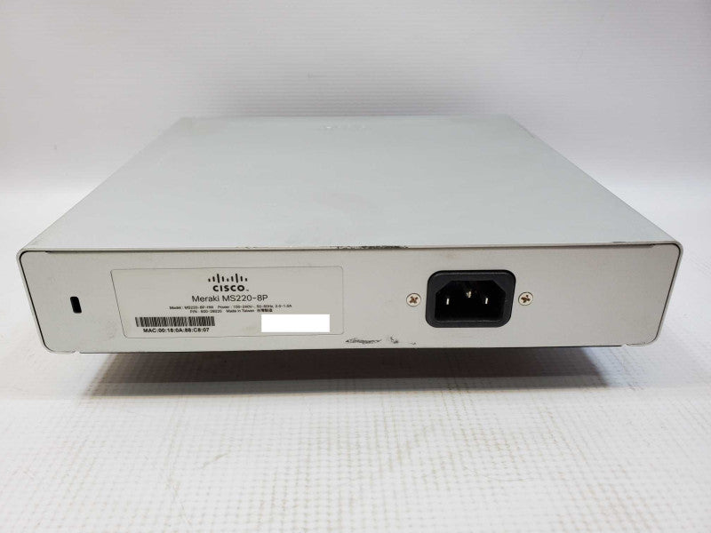 Cisco Meraki MS220-8P-HW 8-Ports Desktop Ethernet Switch *UNCLAIMED* (