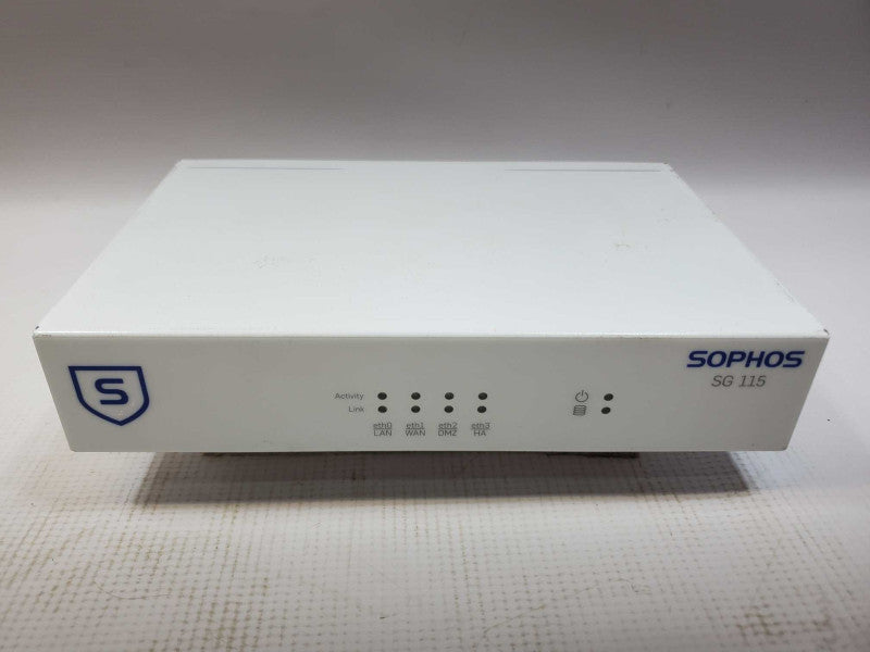 Sophos SG-115 Rev 2 UTM Firewall Security Appliance 4-Port (