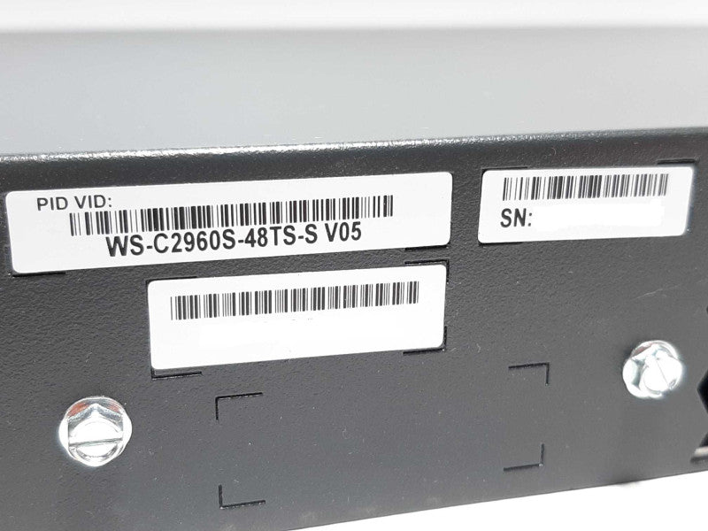 Cisco Catalyst 2960-S SI 48-Port GigEth Switch WS-C2960S-48TS-S V05 +