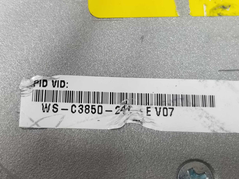 Cisco WS-C3850-24T-E 24 Port GB Switch, 2x PWR-C1-350WAC, FCTY RESET ~