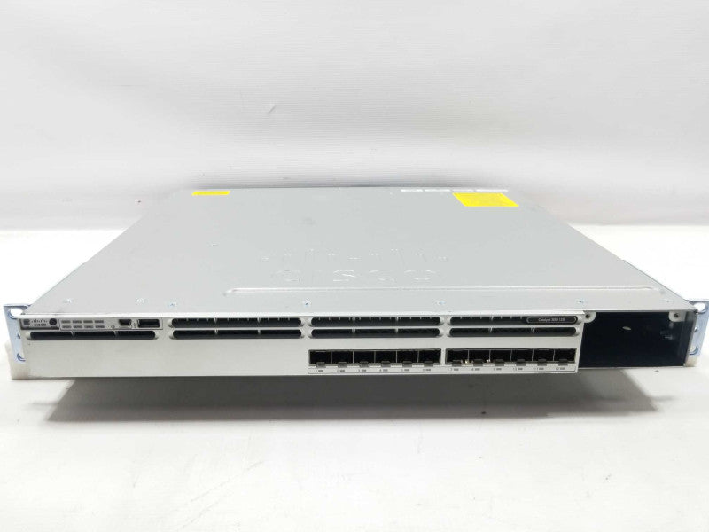 Cisco WS-C3850-12S-E 12-Port Gigabit 3850 Switch w/ 2x AC Power ~