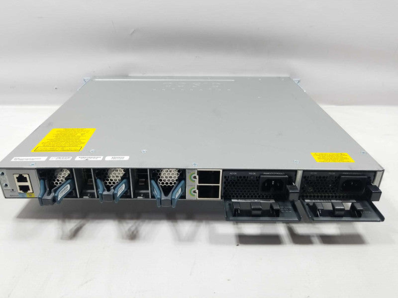 Cisco WS-C3850-12S-E 12-Port Gigabit 3850 Switch w/ 2x AC Power ~