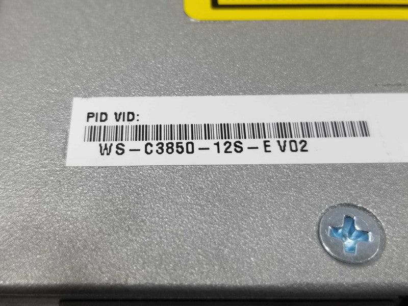 Cisco WS-C3850-12S-E 12-Port Gigabit 3850 Switch w/ 2x AC Power ~