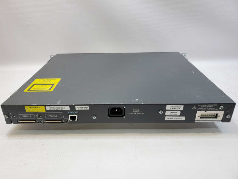 Cisco WS-C3750-48PS-S 48-Port PoE Gigabit Ethernet Network Switch (
