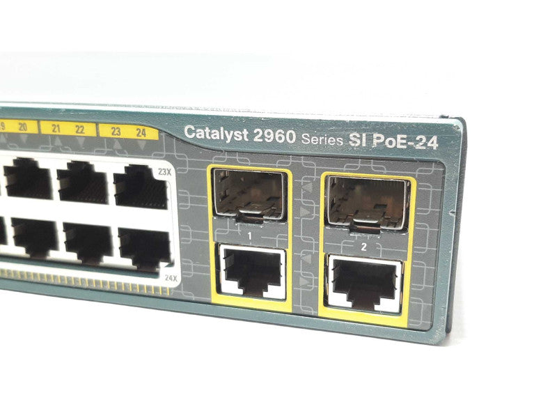 Cisco catalyst 2960SI PoE-24 24-Port Ethernet Switch C2960-24PC-S V06 +