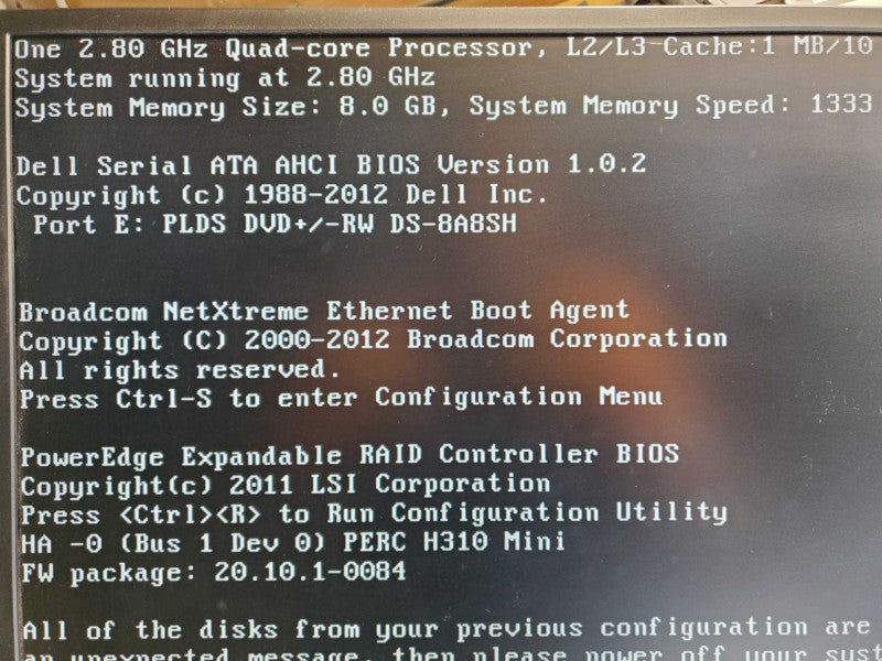 Dell PE R320, Xeon E5-1410 2.8GHz, 8GB, 2x PSU, 3.5\\" Bays _