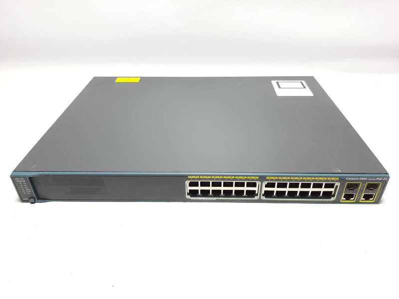 Cisco Catalyst 2960 Poe-24 24-Port Ethernet Switch WS-C2960-24PC-L V07 +