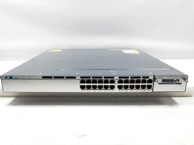 Cisco WS-C3750X-24T-S Switch 24-Port 1GE Stackable w/ 1x C3KX-PWR-350WAC ~