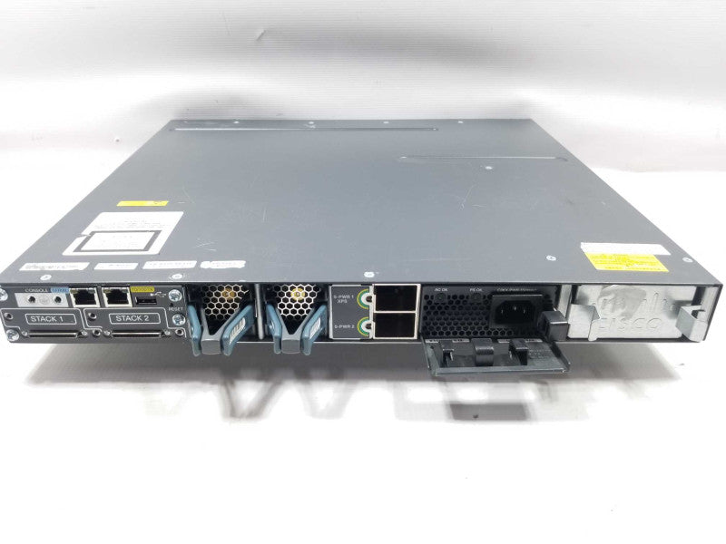 Cisco WS-C3750X-24T-S Switch 24-Port 1GE Stackable w/ 1x C3KX-PWR-350WAC ~