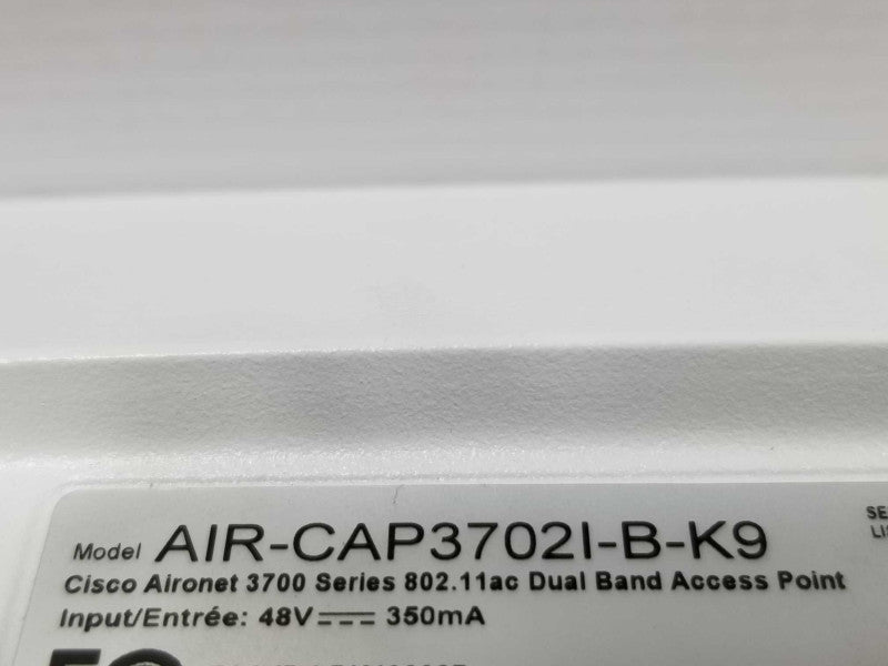 CISCO AIRONET AIR-CAP3702I-B-K9 DUAL BAND AP 802.11 A/B/G/N/AC, QTY  ~