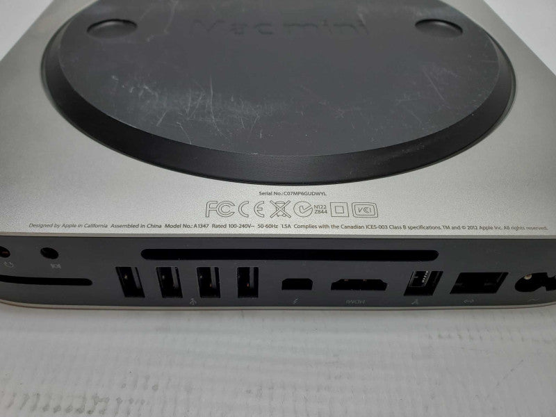 Mac Mini 2012 Core i5-3210M @ 2.5 GHz 4GB Ram 500GB HDD (