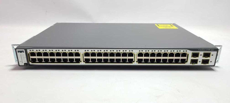 Cisco Catalyst WS-C3750-48TS-E 48-Port POE Ethernet 4xSFP Ports Network Switch $