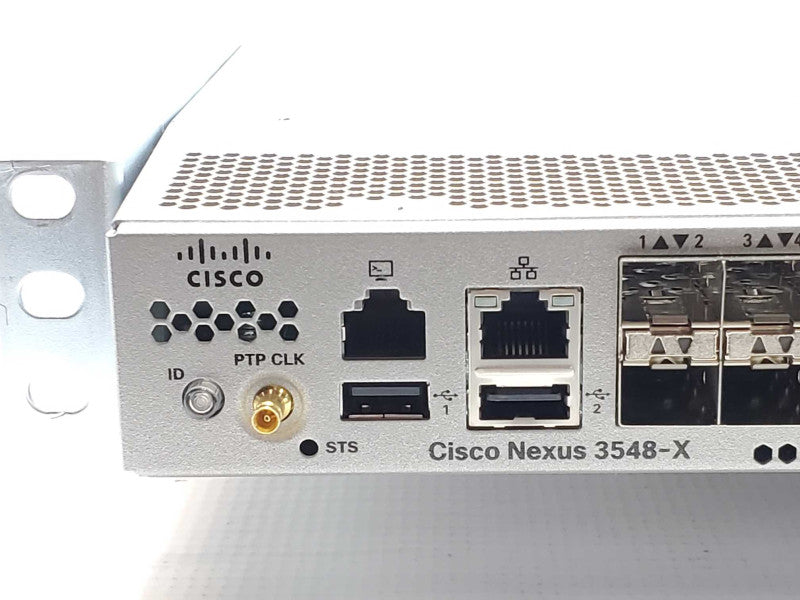Cisco N3K-C3548P-10GX 48-Port SFP+ Nexus Switch, 2x PSU, Powers on, AS-IS _