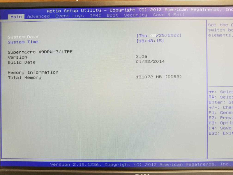 SuperMicro X9DRW-7, 2x Xeon E5-2650v2 2.6GHz, 128GB DDR3 RAM, 2x PSU 2.5 $