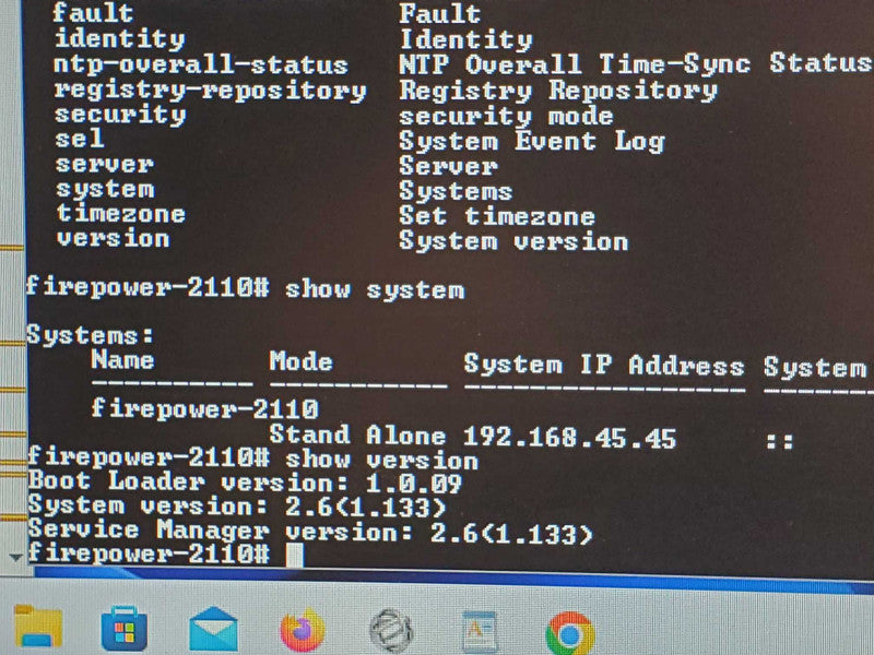 Cisco Firepower FPR-2110 Series Firewall Appliance, 1x 100GB SSD _