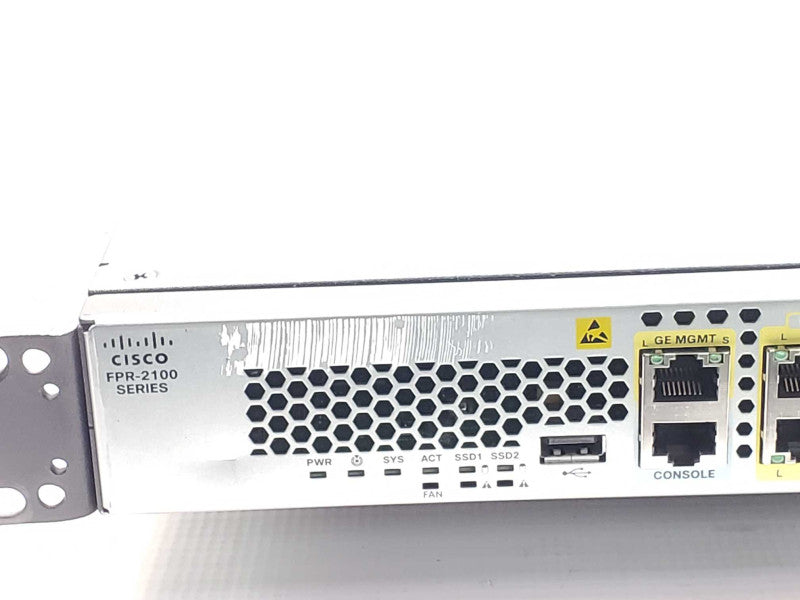Cisco Firepower FPR-2110 Series Firewall Appliance, 1x 100GB SSD, AS-IS _