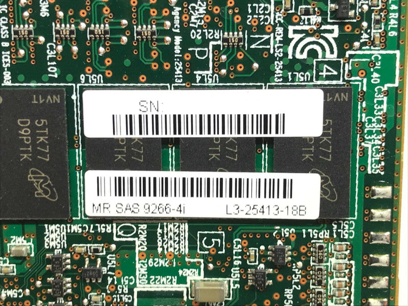 LSI Logic LSI9266-4I Megaraid Internal SAS 6Gbps RAID Controller Card  +