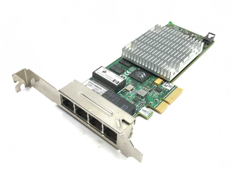 HP NC375T PCI-E 4 Port Gigabit Ethernet Card 491176-001 539931-001 +