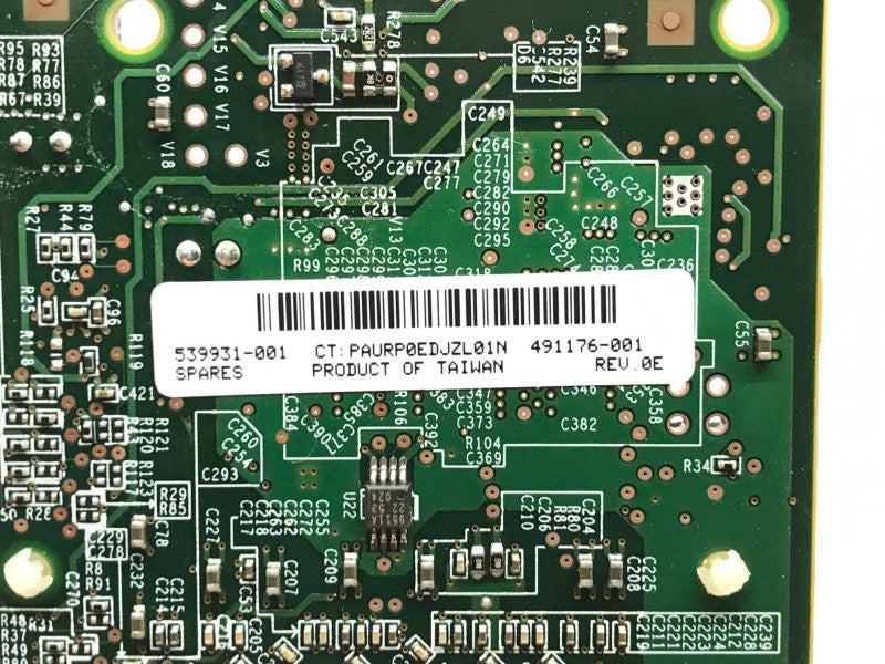 HP NC375T PCI-E 4 Port Gigabit Ethernet Card 491176-001 539931-001 DUPLICATED