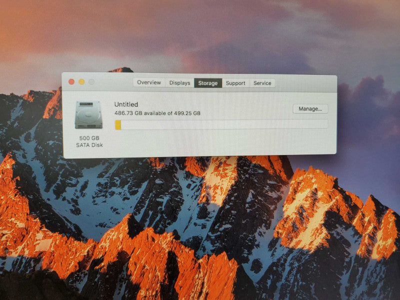 Mac Mini 2014 Core i5-4260U @ 1.4 GHz 4GB Ram 500GB HDD (