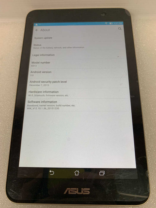 ASUS MeMO Pad 7 K013 7-Inch 16GB Black Android Tablet android 5.0 #