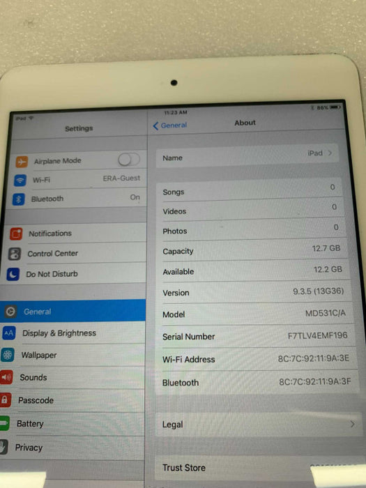 apple ipad Mini A1432 12.7gb 7.9\\" #