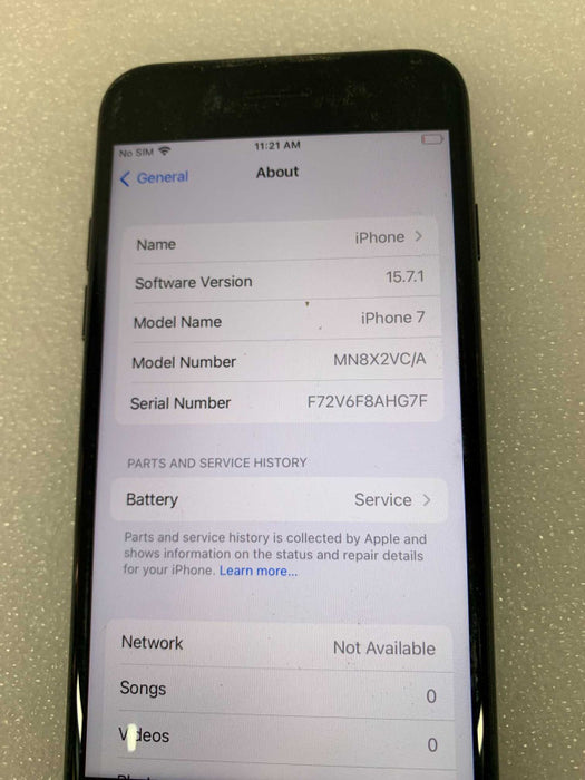 iPhone 7 IOS 15.7.1 32gb 4.7\\" black #