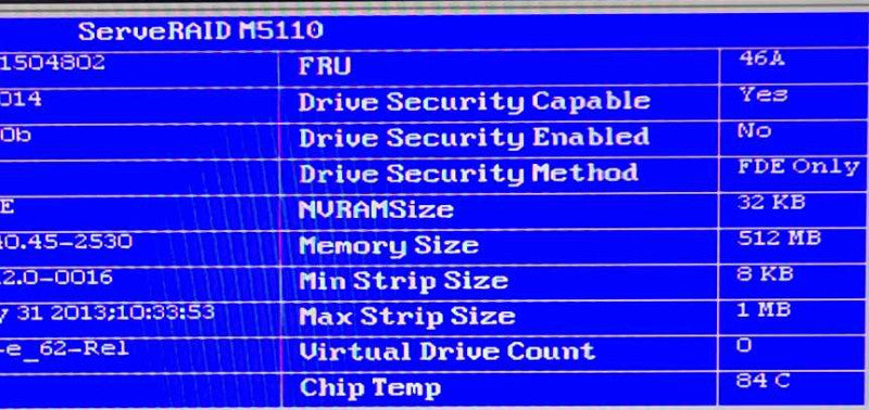 IBM System X3550 M4 2x Xeon E5-2640 2.5GHz 32GB RAM M5510 4x 2.5\\" Bays 2x PSU $