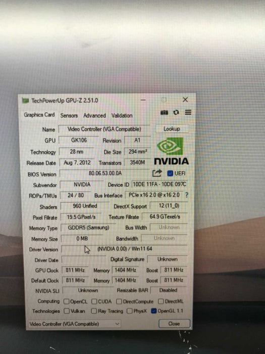 NVIDIA Quadro K4000 GDDR5 2x DisplayPort, 1x DVI [
