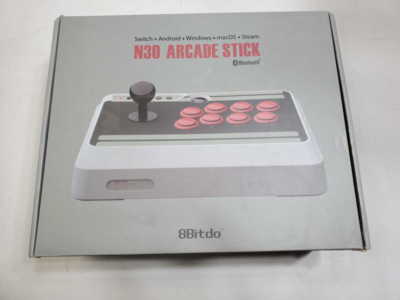 8bitdo N30 Nintendo Switch Wireless Fight Stick Joystick PC Mac Android READ