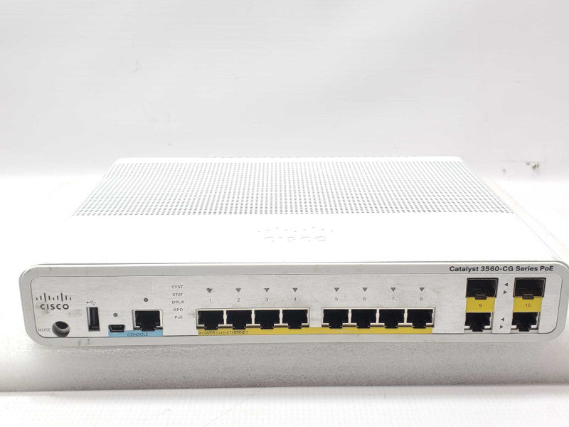 Cisco WS-C3560CG-8PC-S 8 Port PoE Managed Switch IP Base. Read _
